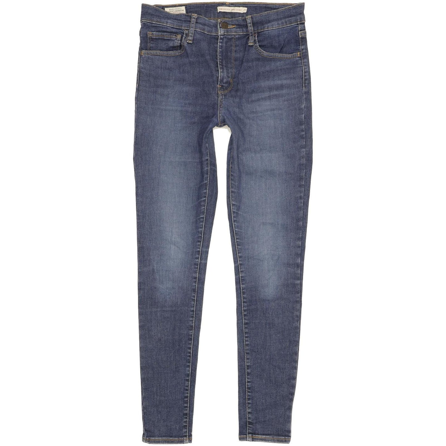 Levi's 720 Women Blue Skinny Slim Stretch Jeans W27 L30