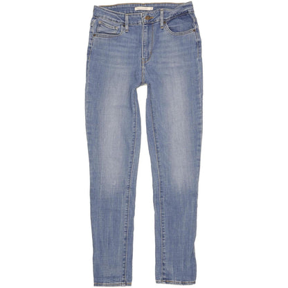 Levi's 721 Women Blue Skinny Slim Stretch Jeans W29 L29