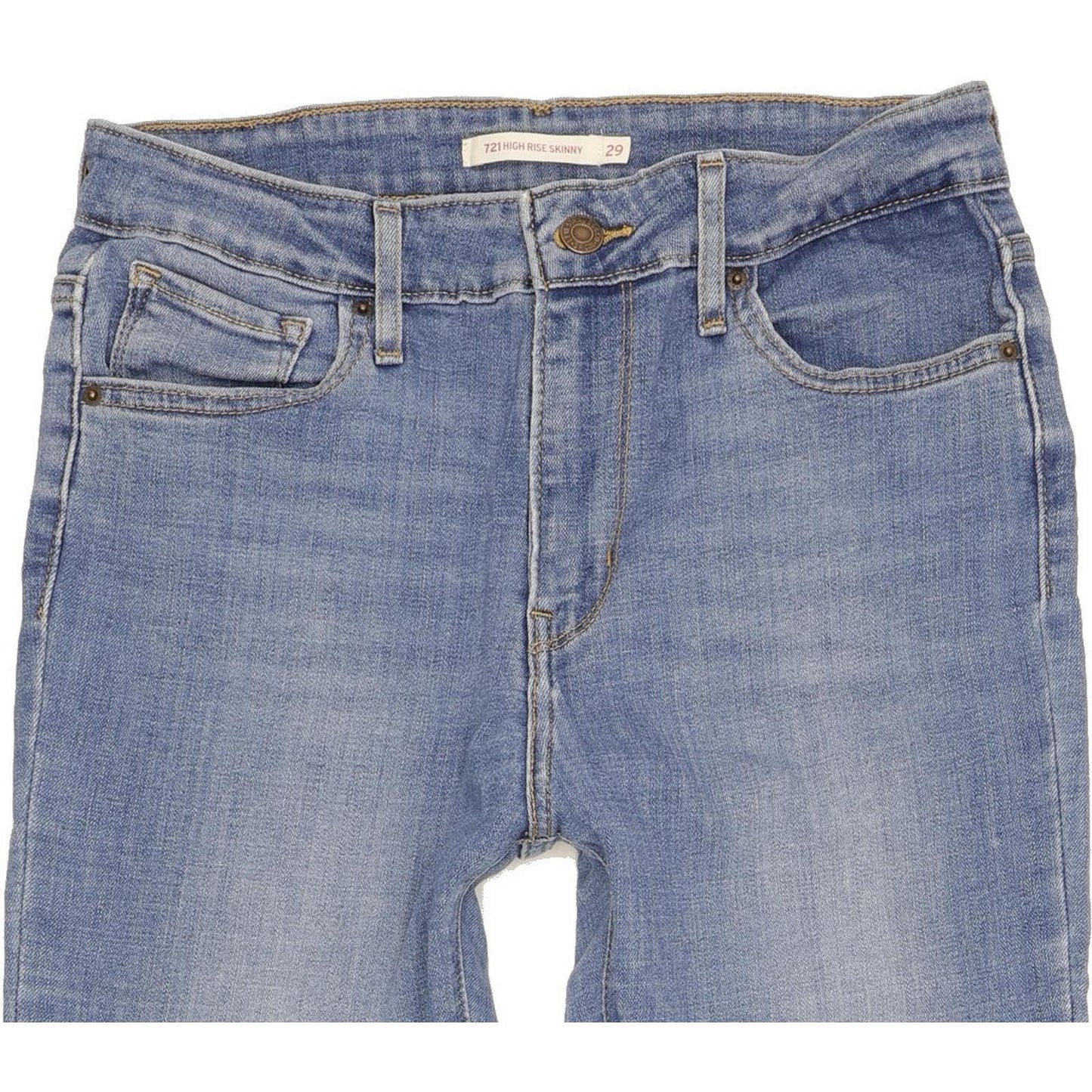 Levi's 721 Women Blue Skinny Slim Stretch Jeans W29 L29