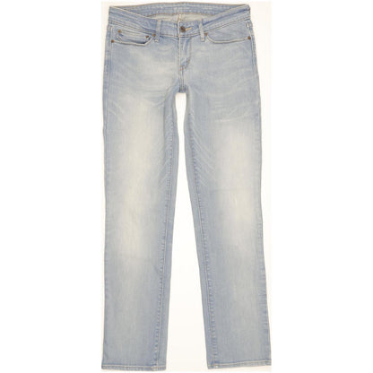 Levi's Demi Curve Women Blue Straight Slim Stretch Jeans W27 L30