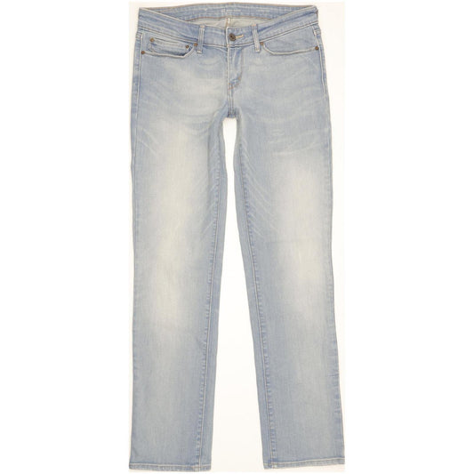Levi's Demi Curve Women Blue Straight Slim Stretch Jeans W27 L30