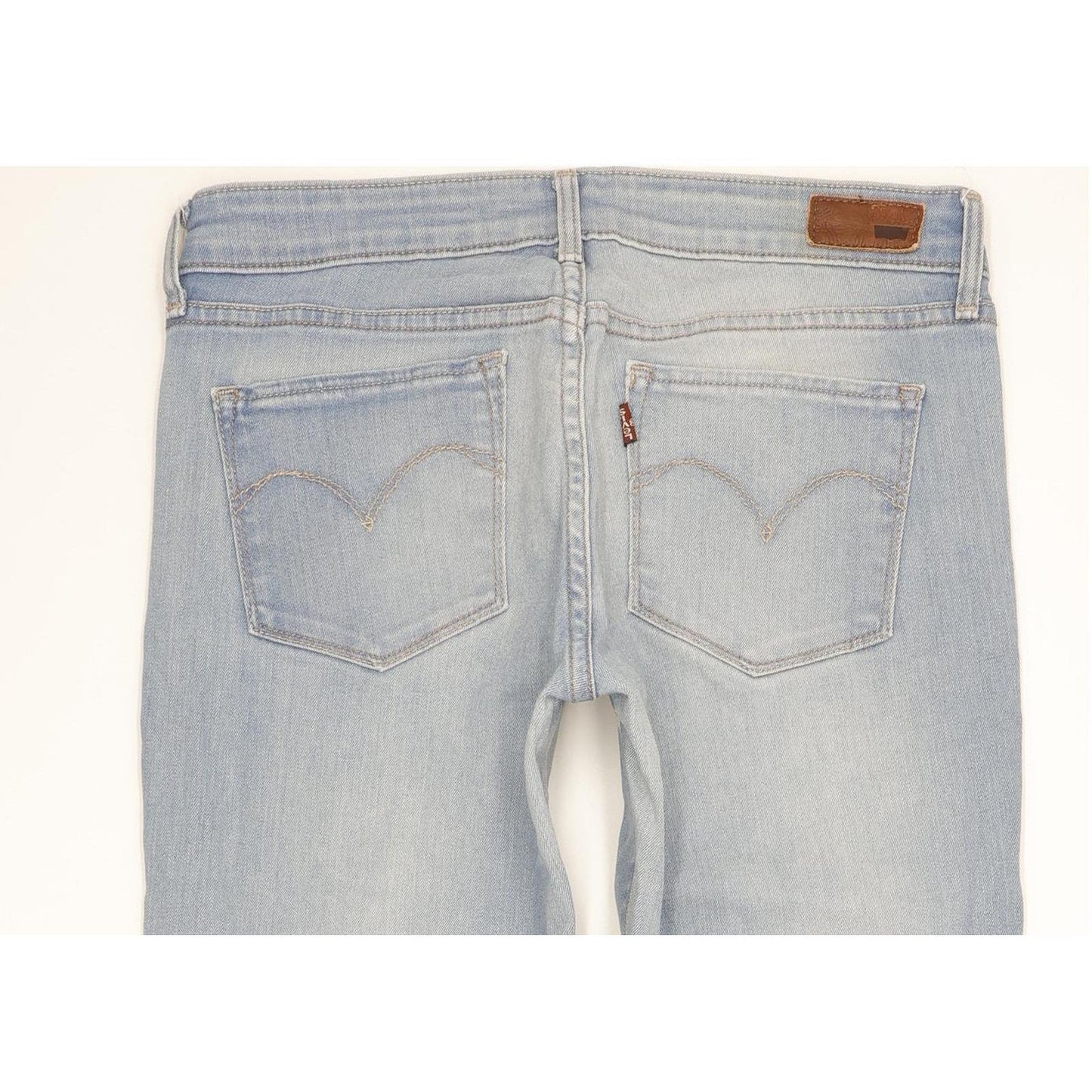 Levi's Demi Curve Women Blue Straight Slim Stretch Jeans W27 L30