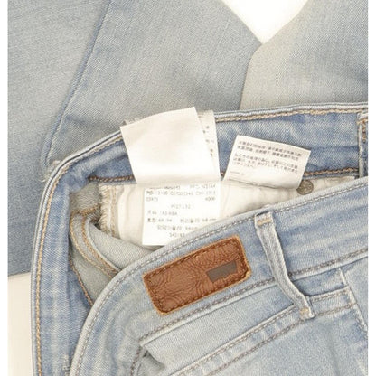 Levi's Demi Curve Women Blue Straight Slim Stretch Jeans W27 L30