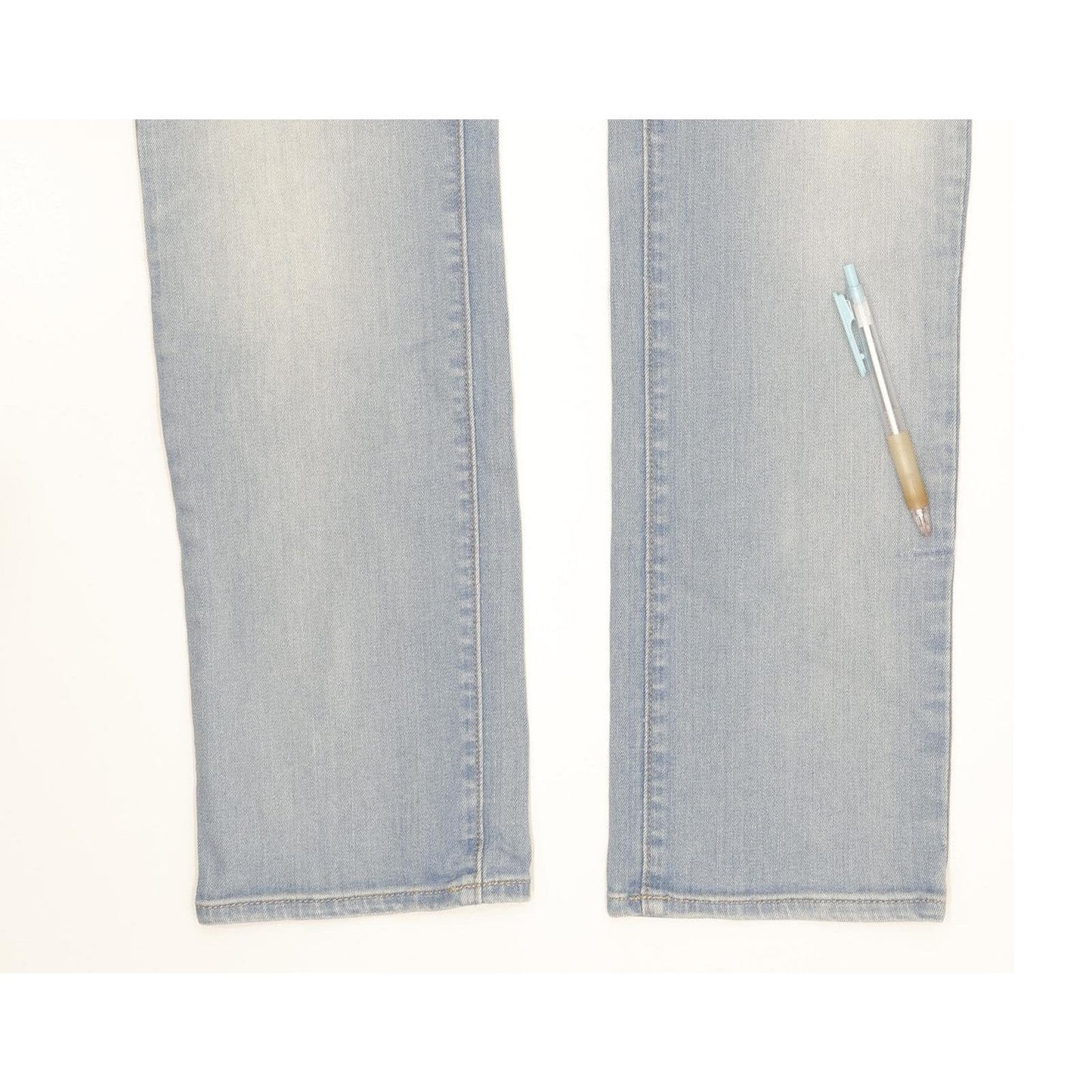 Levi's Demi Curve Women Blue Straight Slim Stretch Jeans W27 L30