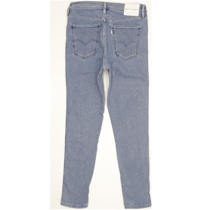 Levi's Line 8 Blue Skinny Slim Stretch Jeans High Waisted W30 L28