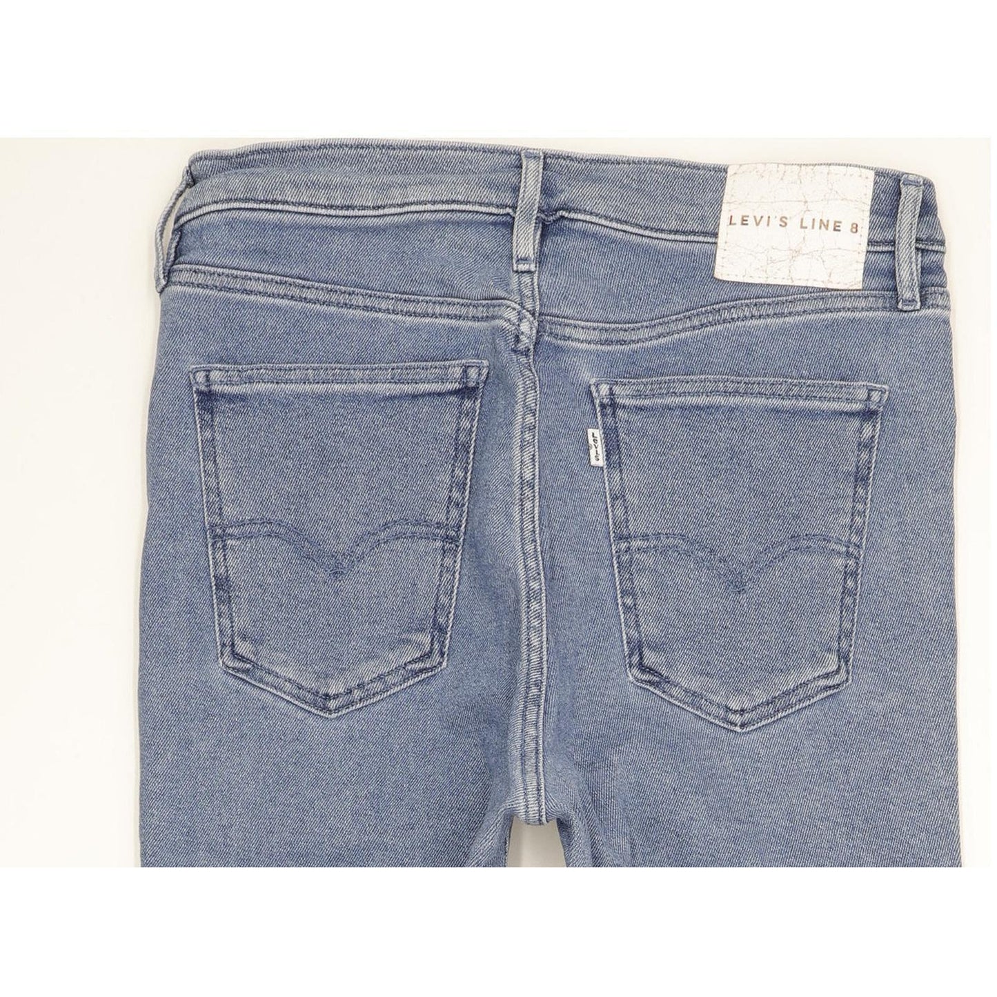 Levi's Line 8 Blue Skinny Slim Stretch Jeans High Waisted W30 L28