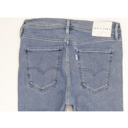 Levi's Line 8 Blue Skinny Slim Stretch Jeans High Waisted W30 L28