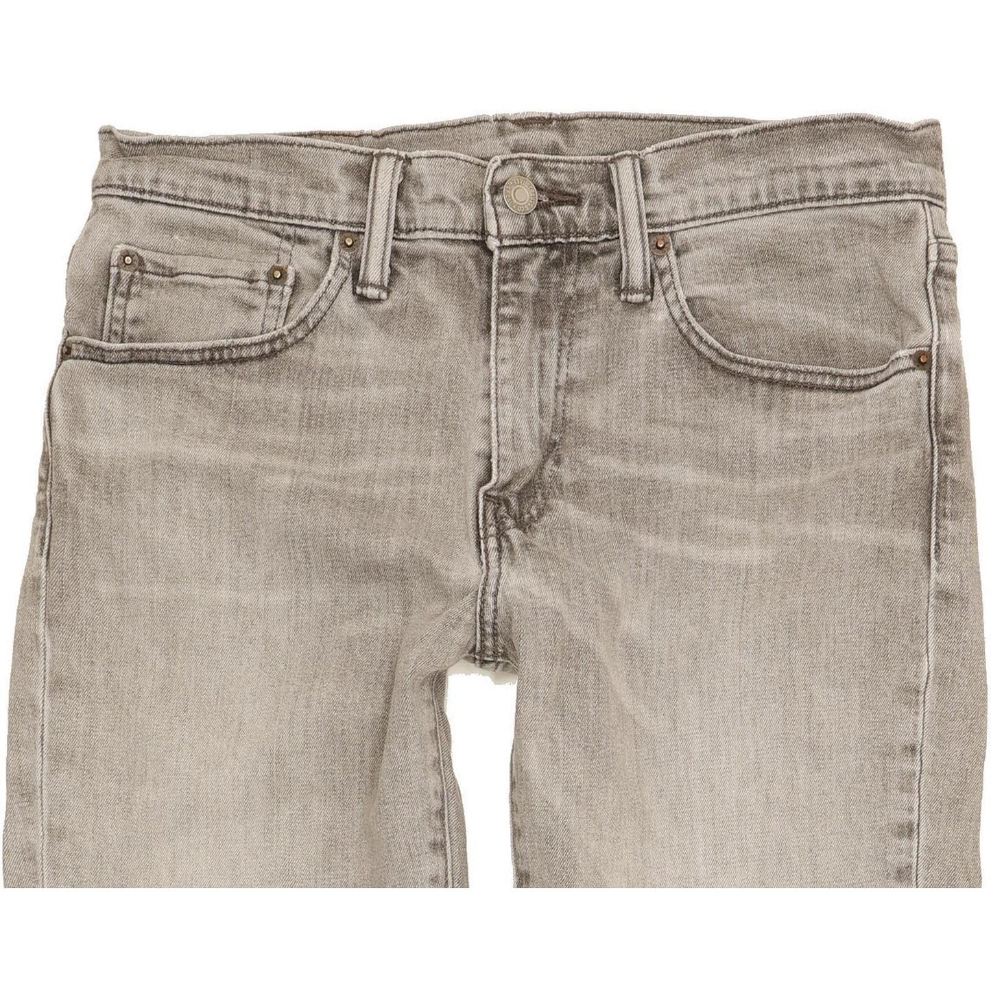 Levi's 511 Men Grey Straight Slim Stretch Jeans W31 L31