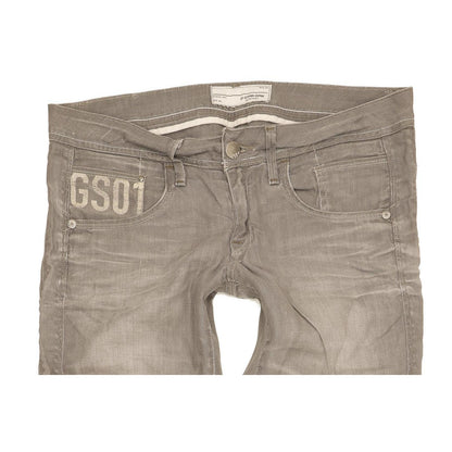 G-Star Saville Women Grey Straight Slim Stretch Jeans W31 L36