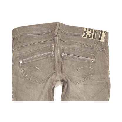 G-Star Saville Women Grey Straight Slim Stretch Jeans W31 L36