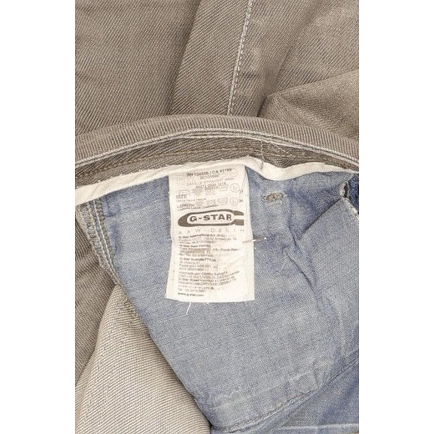 G-Star Saville Women Grey Straight Slim Stretch Jeans W31 L36