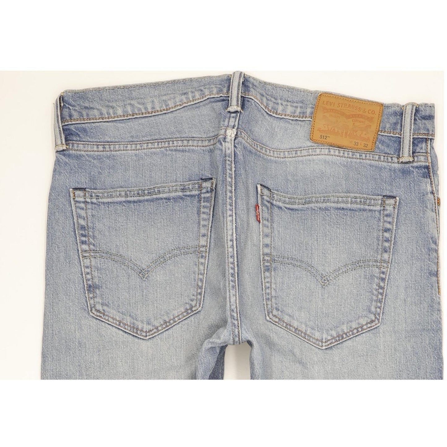 Levi's 512 Men Blue Tapered Slim Stretch Jeans W33 L31