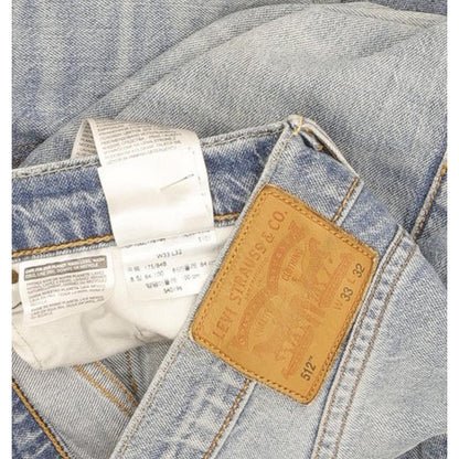 Levi's 512 Men Blue Tapered Slim Stretch Jeans W33 L31