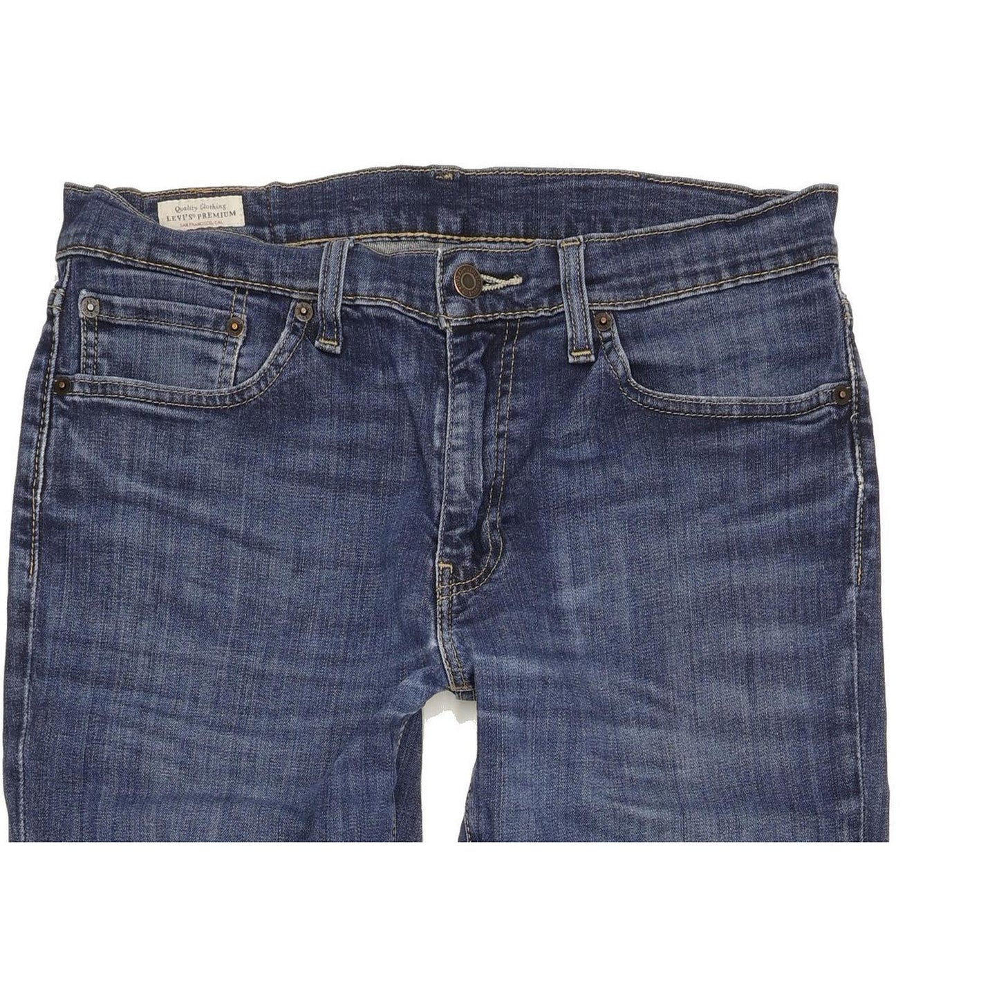 Levi's 511 Men Blue Straight Slim Stretch Jeans W33 L35