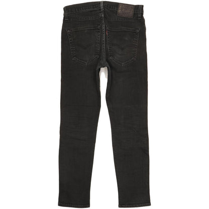 Levi's 512 Men Black Tapered Slim Stretch Jeans W30 L28
