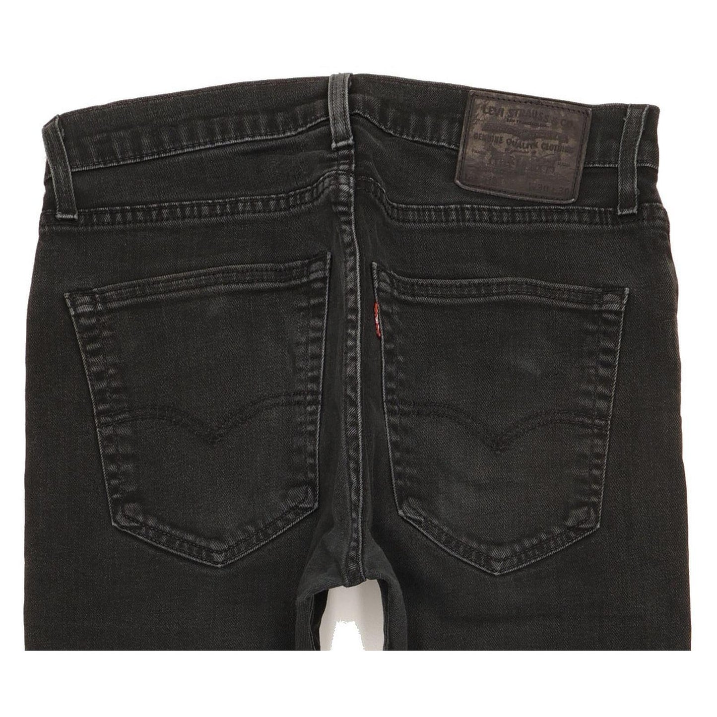 Levi's 512 Men Black Tapered Slim Stretch Jeans W30 L28