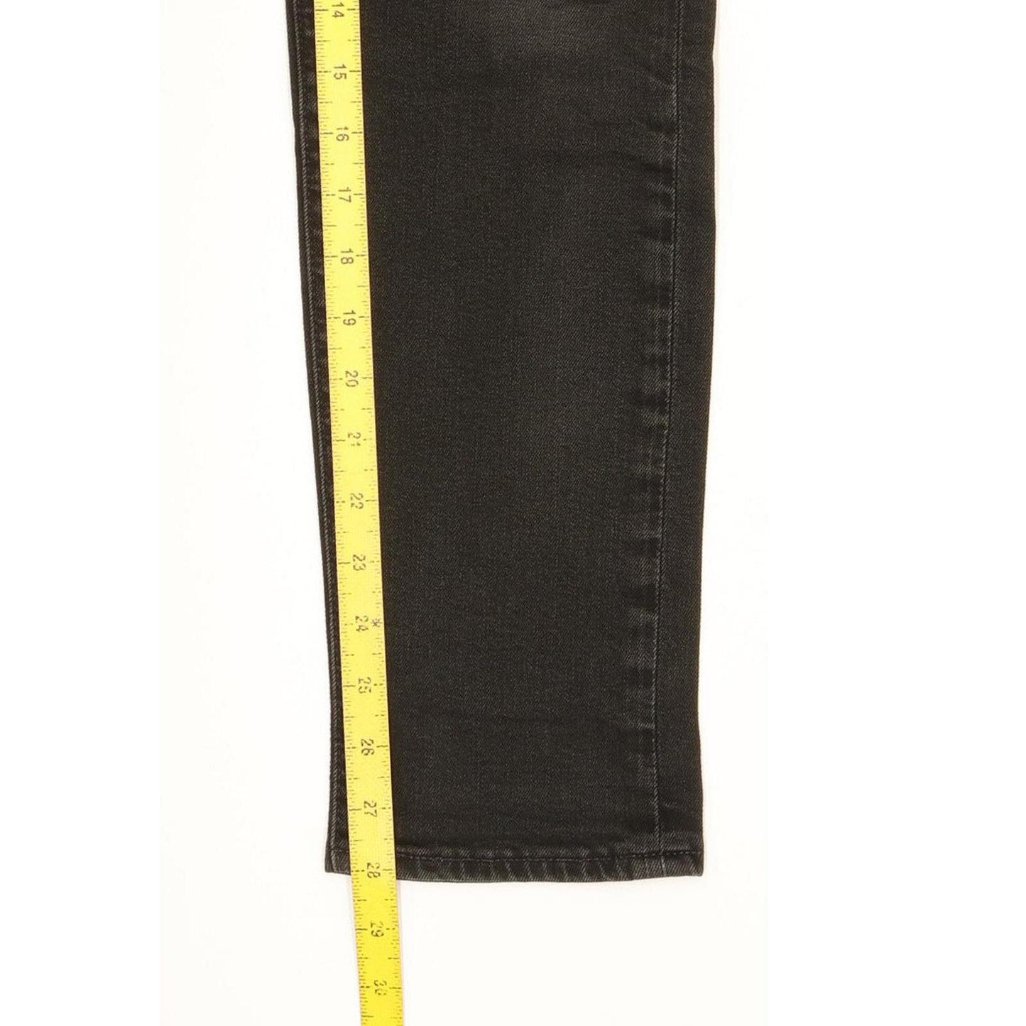 Levi's 512 Men Black Tapered Slim Stretch Jeans W30 L28