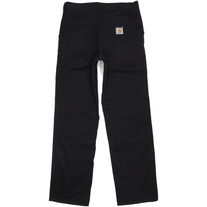 Carhartt Men Black Straight Regular Stretch Jeans W33 L33