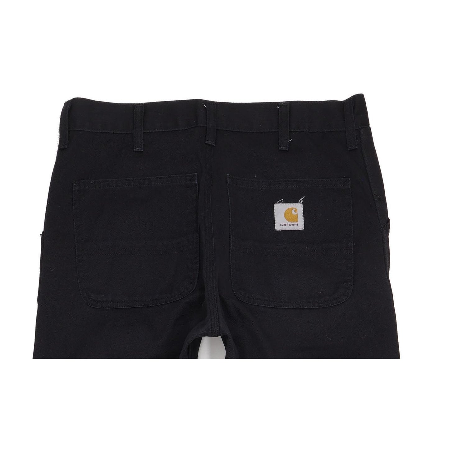 Carhartt Men Black Straight Regular Stretch Jeans W33 L33