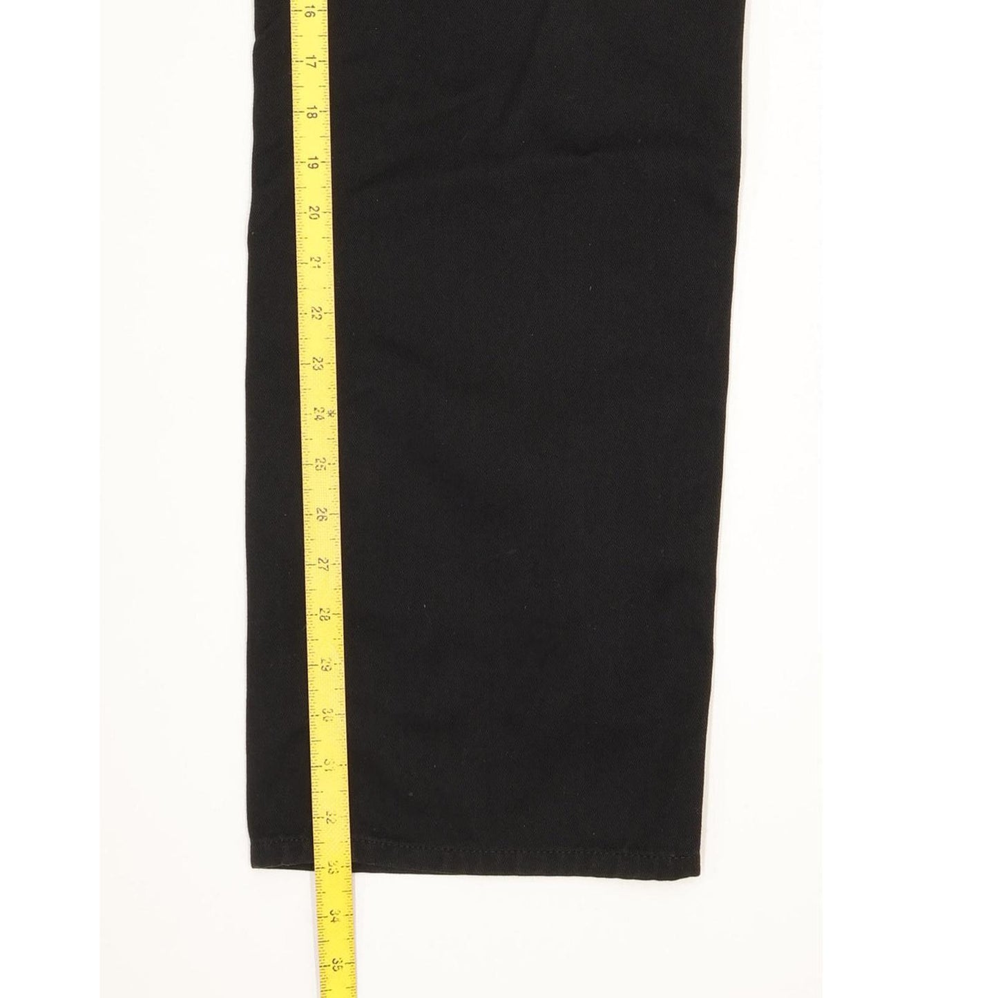 Carhartt Men Black Straight Regular Stretch Jeans W33 L33