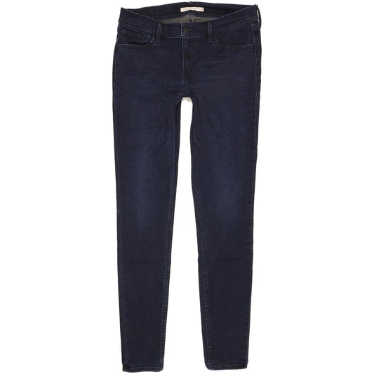 Levi's 710 Super Women Navy Skinny Slim Stretch Jeans W31 L32