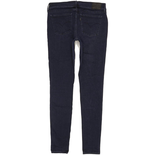 Levi's 710 Super Women Navy Skinny Slim Stretch Jeans W31 L32