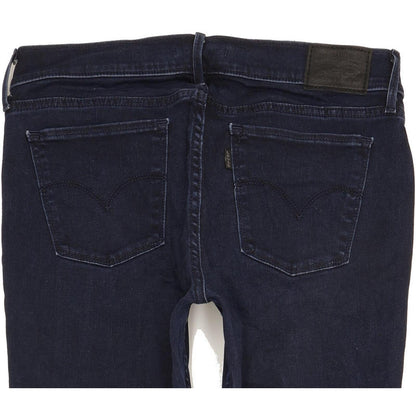 Levi's 710 Super Women Navy Skinny Slim Stretch Jeans W31 L32