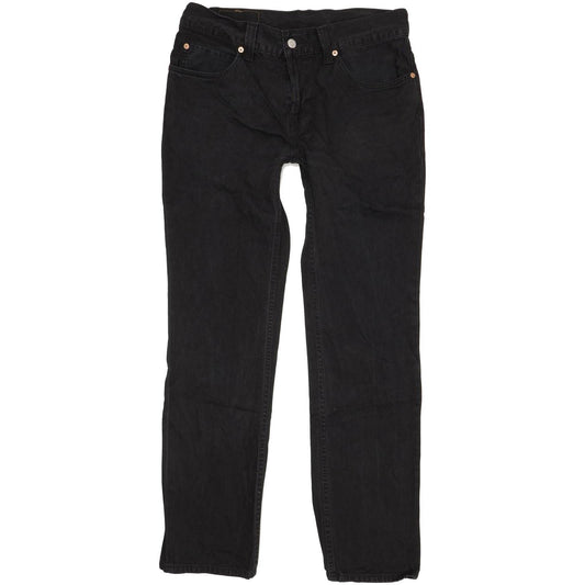 Levi's 511 Men Black Straight Slim Stretch Jeans W34 L32
