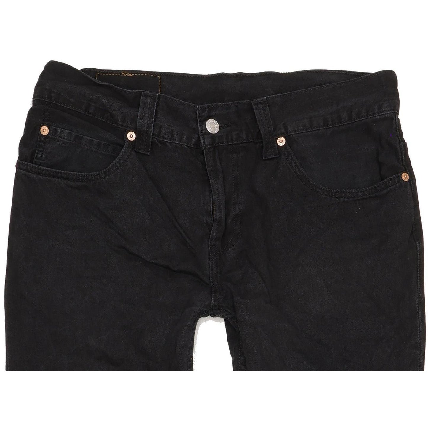 Levi's 511 Men Black Straight Slim Stretch Jeans W34 L32