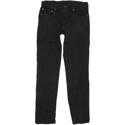 Levi's 511 Men Black Straight Slim Stretch Jeans W32 L32
