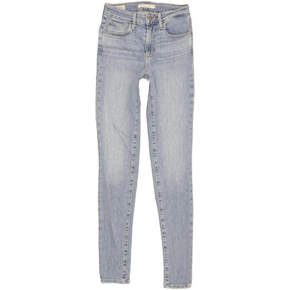 Levi's 721 Women Blue Skinny Slim Stretch Jeans W26 L32