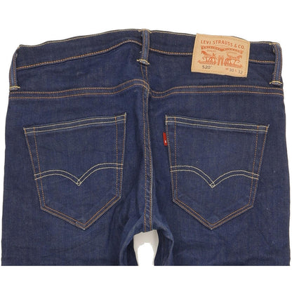 Levi's 520 Men Blue Tapered Regular Stretch Jeans W30 L29