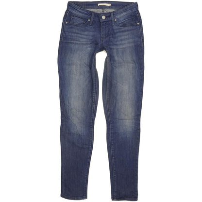 Levi's 711 Women Blue Skinny Slim Stretch Jeans W26 L31