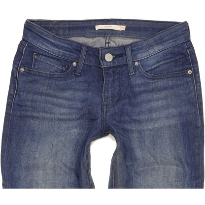 Levi's 711 Women Blue Skinny Slim Stretch Jeans W26 L31