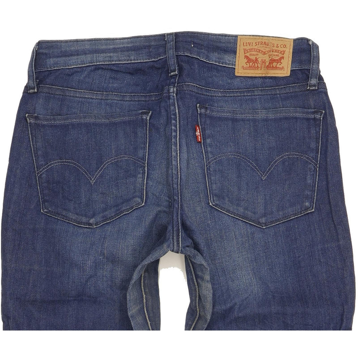 Levi's 711 Women Blue Skinny Slim Stretch Jeans W26 L31