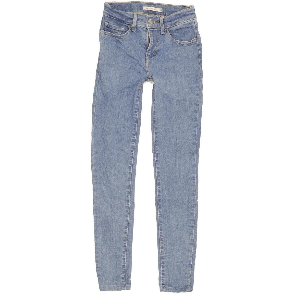 Levi's 710 Super Women Blue Skinny Slim Stretch Jeans W24 L27