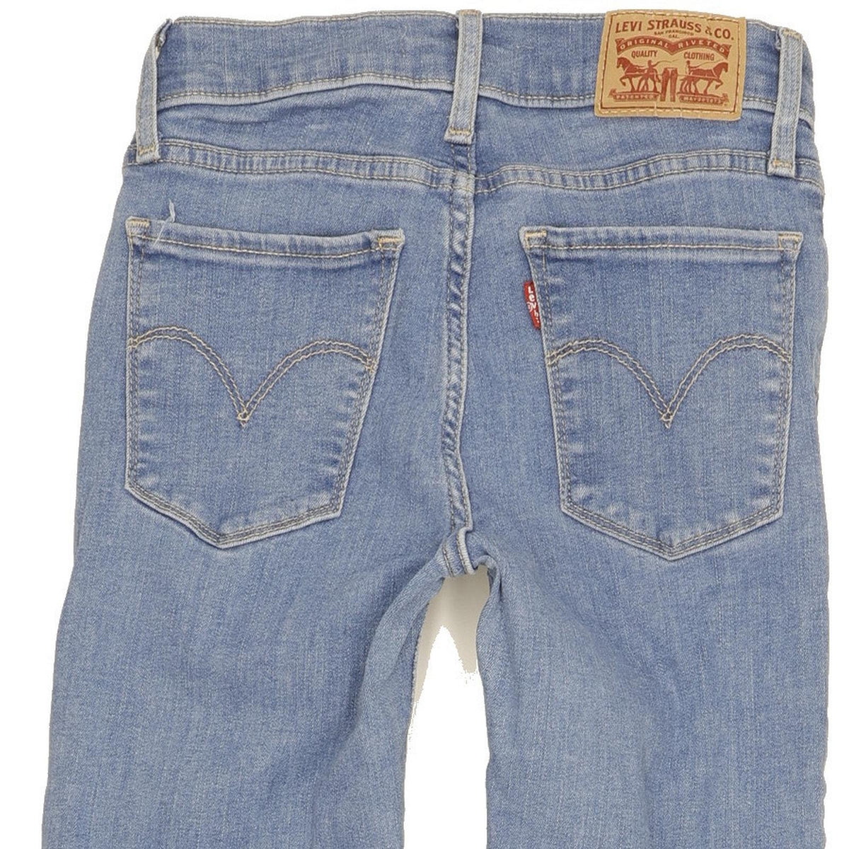Levi's 710 Super Women Blue Skinny Slim Stretch Jeans W24 L27