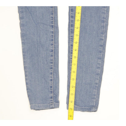 Levi's 710 Super Women Blue Skinny Slim Stretch Jeans W24 L27