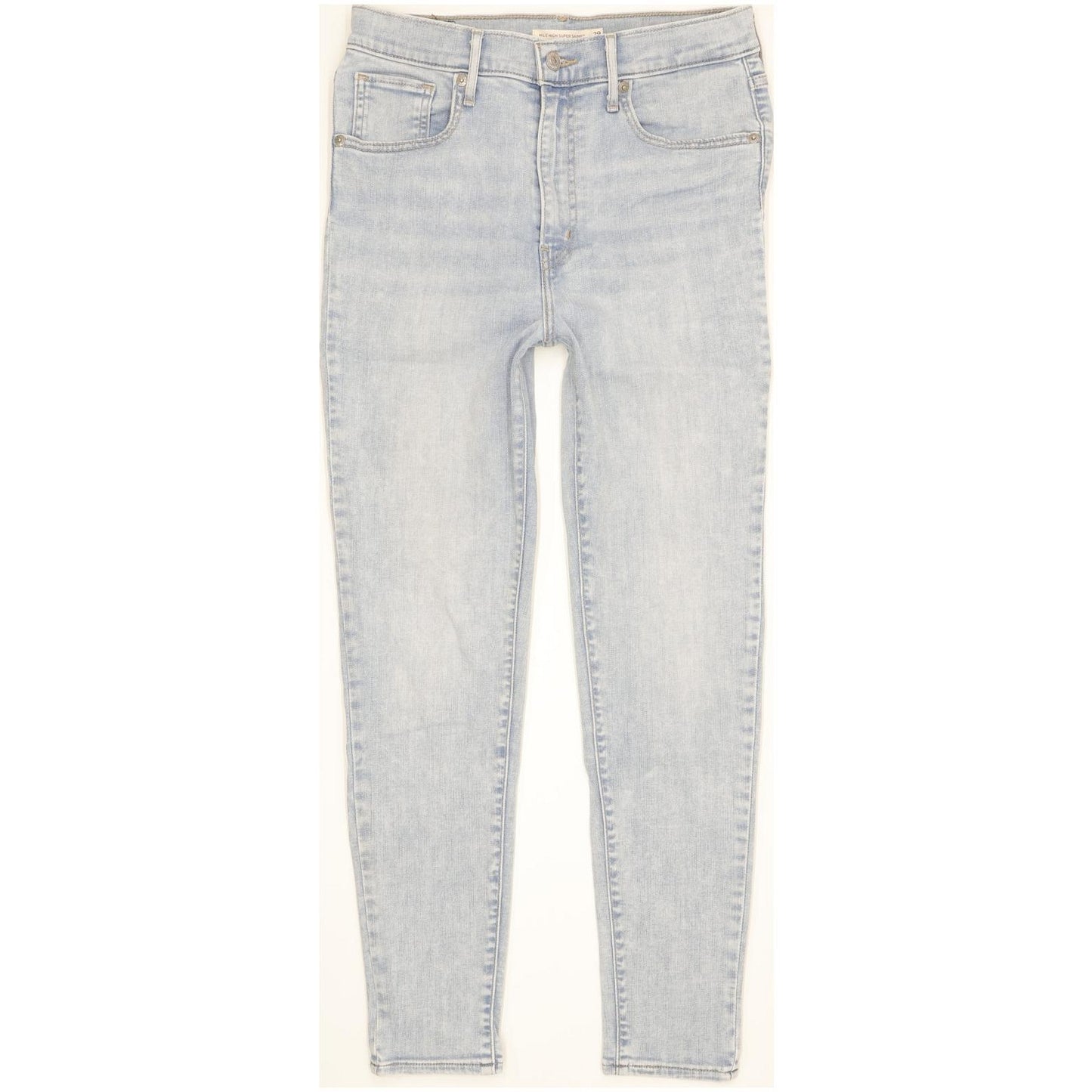 Levi's Mile Blue Skinny Slim Stretch Jeans High Waisted W29 L27