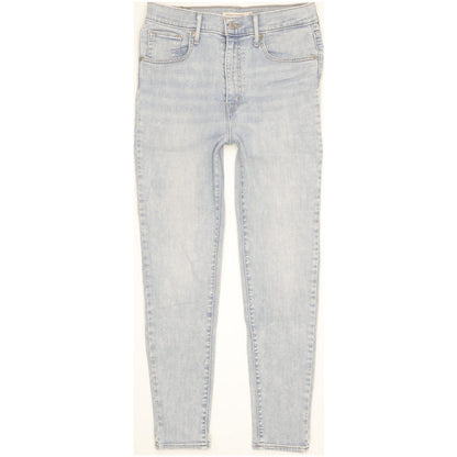 Levi's Mile Blue Skinny Slim Stretch Jeans High Waisted W29 L27
