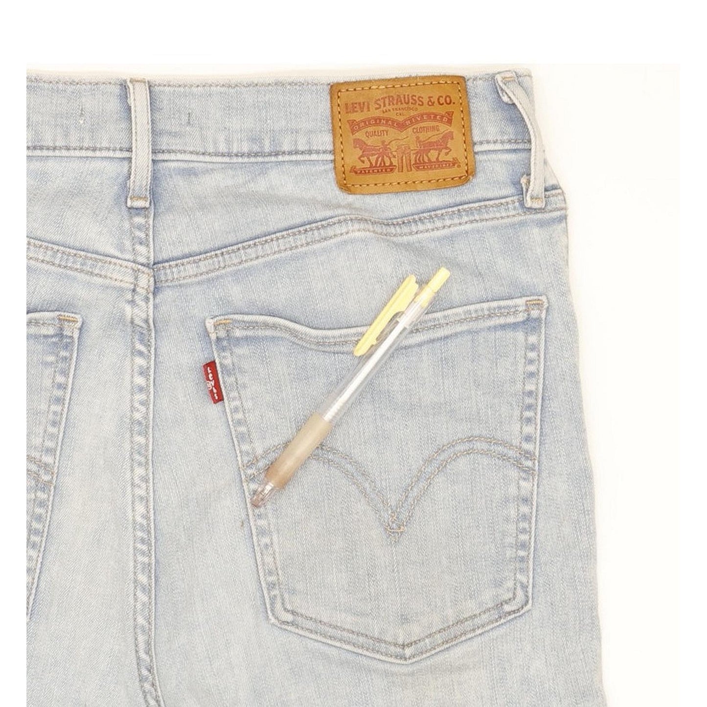 Levi's Mile Blue Skinny Slim Stretch Jeans High Waisted W29 L27