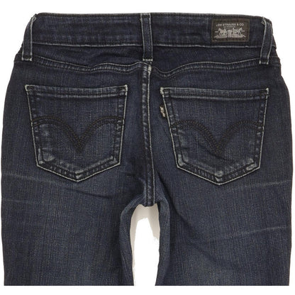 Levi's 535 Legging Women Blue Skinny Slim Stretch Jeans W26 L28