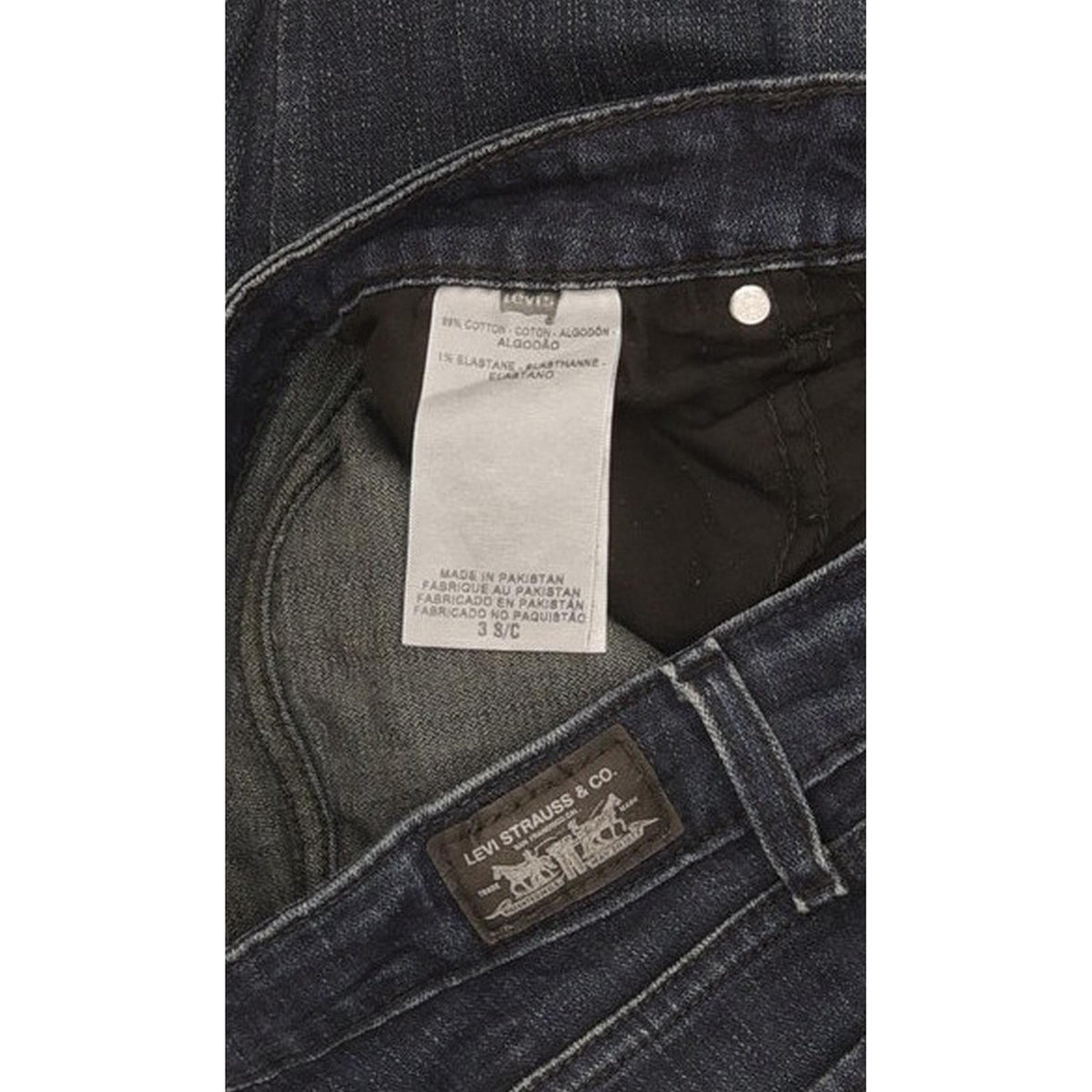 Levi's 535 Legging Women Blue Skinny Slim Stretch Jeans W26 L28