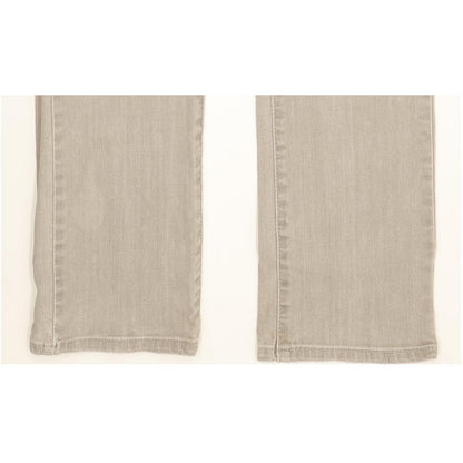 Levi's Women Grey Straight Slim Stretch Jeans W30 L33