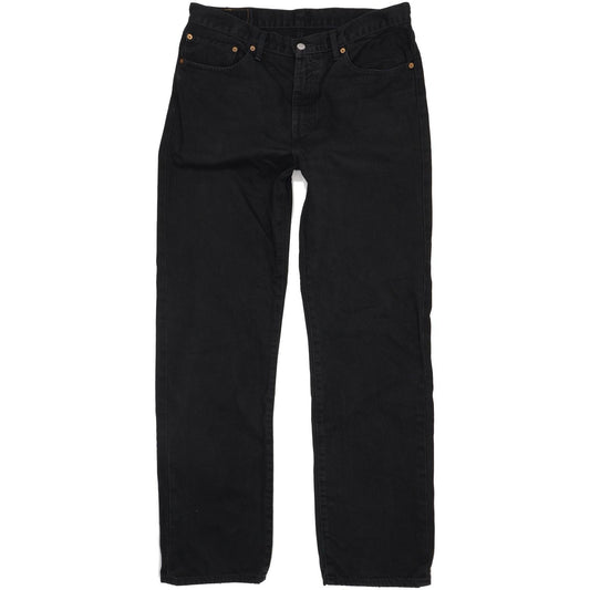 Levi's 751 Men Black Straight Regular Jeans W36 L34