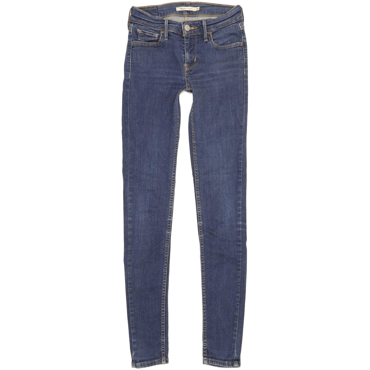 Levi's 710 Super Women Blue Skinny Slim Stretch Jeans W24 L31