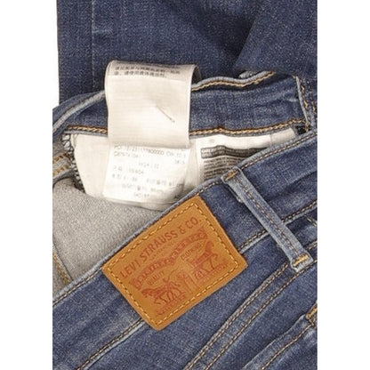 Levi's 710 Super Women Blue Skinny Slim Stretch Jeans W24 L31