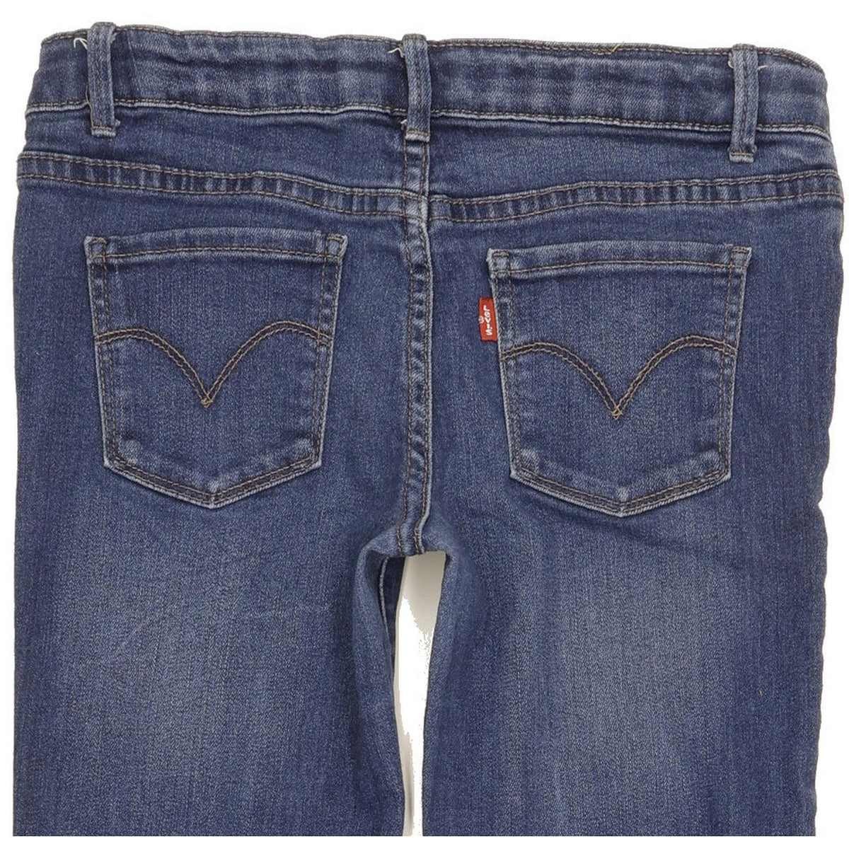 Levi's 710 Girls Women Blue Skinny Slim Stretch Jeans W26 L29