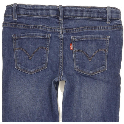 Levi's 710 Girls Women Blue Skinny Slim Stretch Jeans W26 L29
