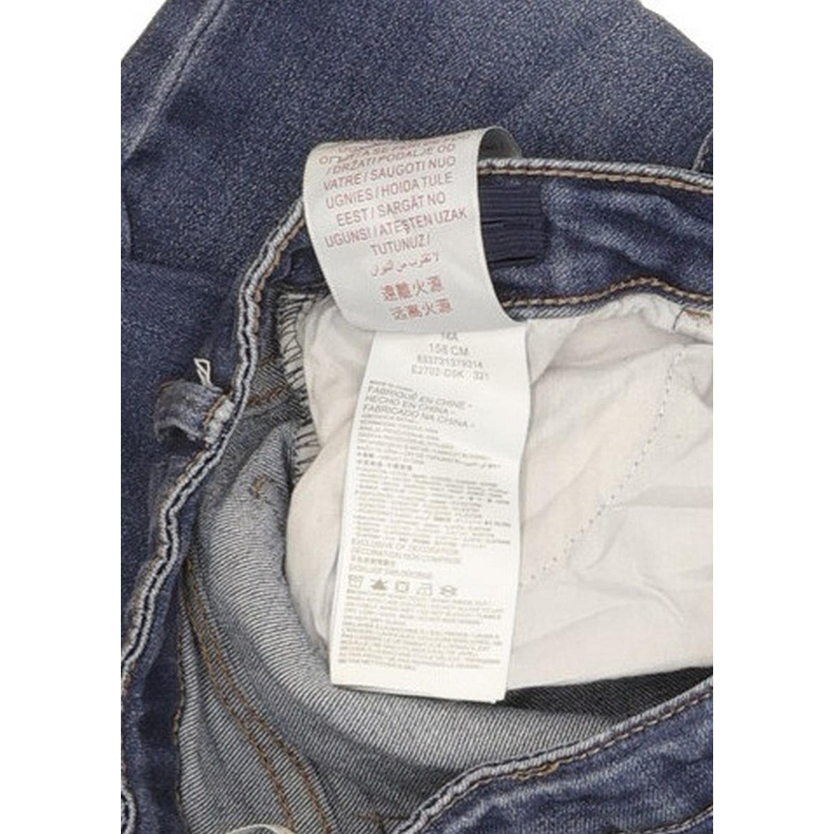 Levi's 710 Girls Women Blue Skinny Slim Stretch Jeans W26 L29